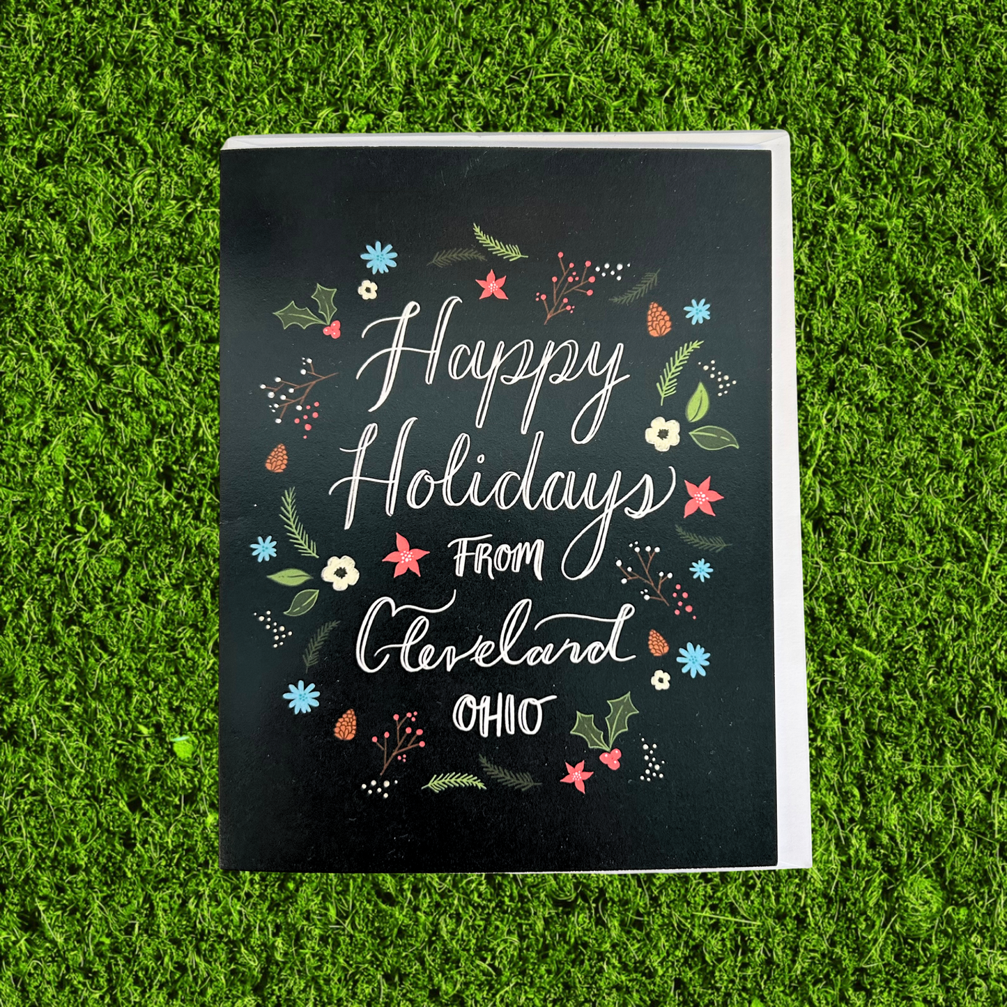 Happy Holidays From Cleveland Card