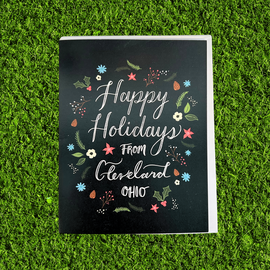 Happy Holidays From Cleveland Card
