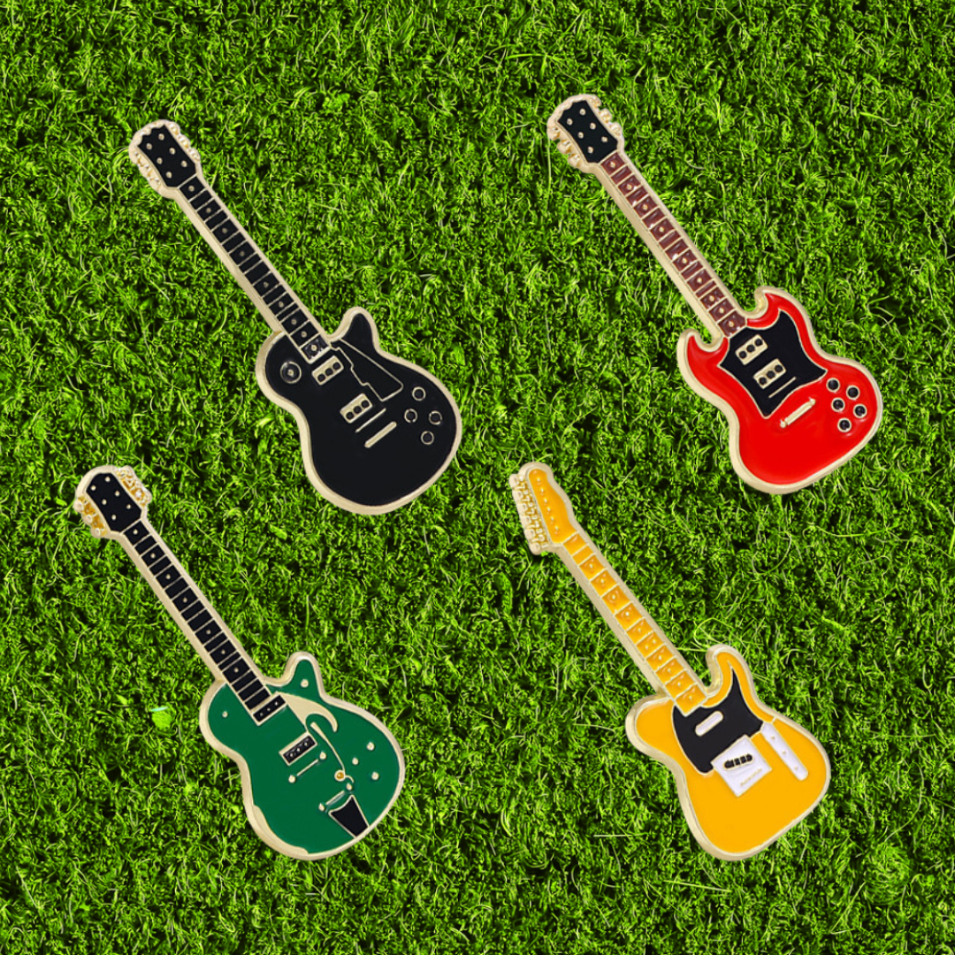 Guitar Enamel Pins