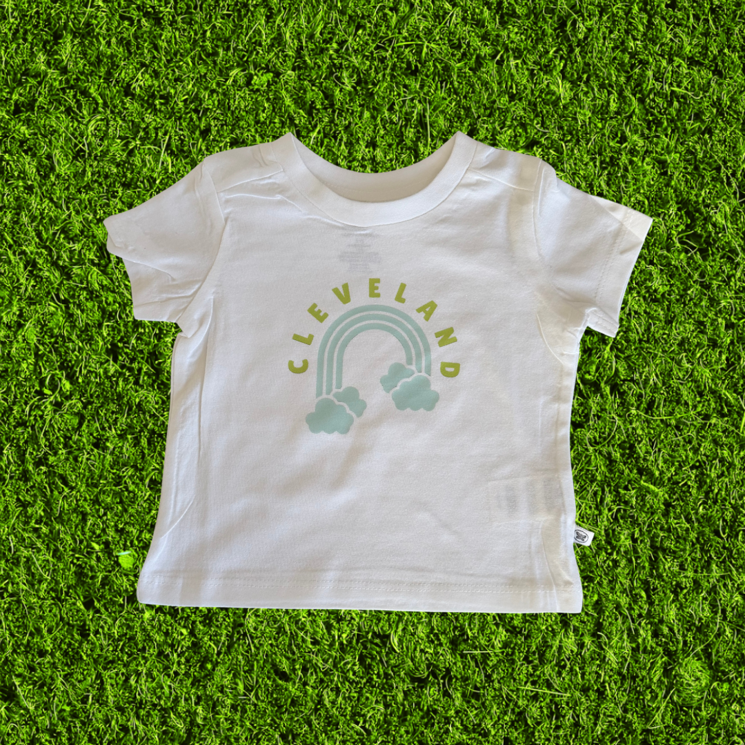 Cleveland Blue Rainbow Baby T-Shirt
