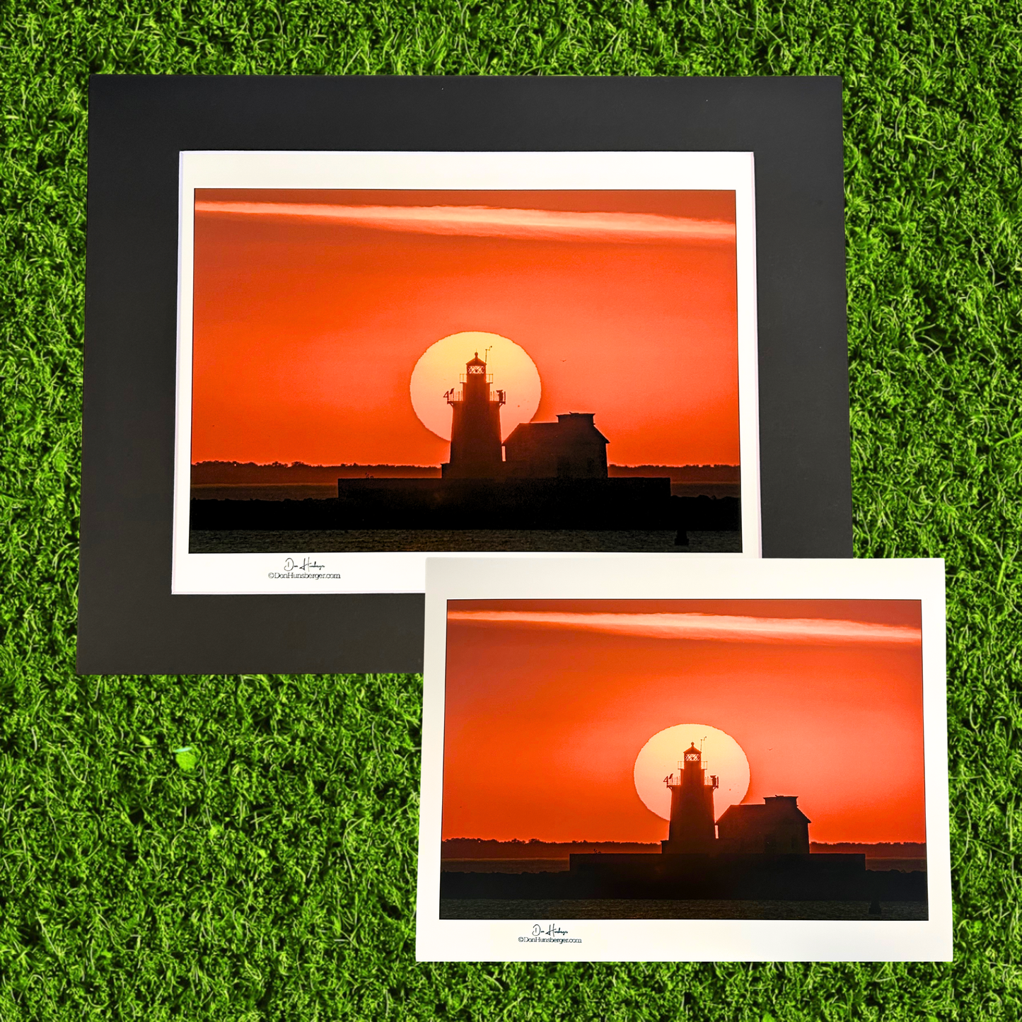 Sunset Lighthouse Don Hunsberger Print