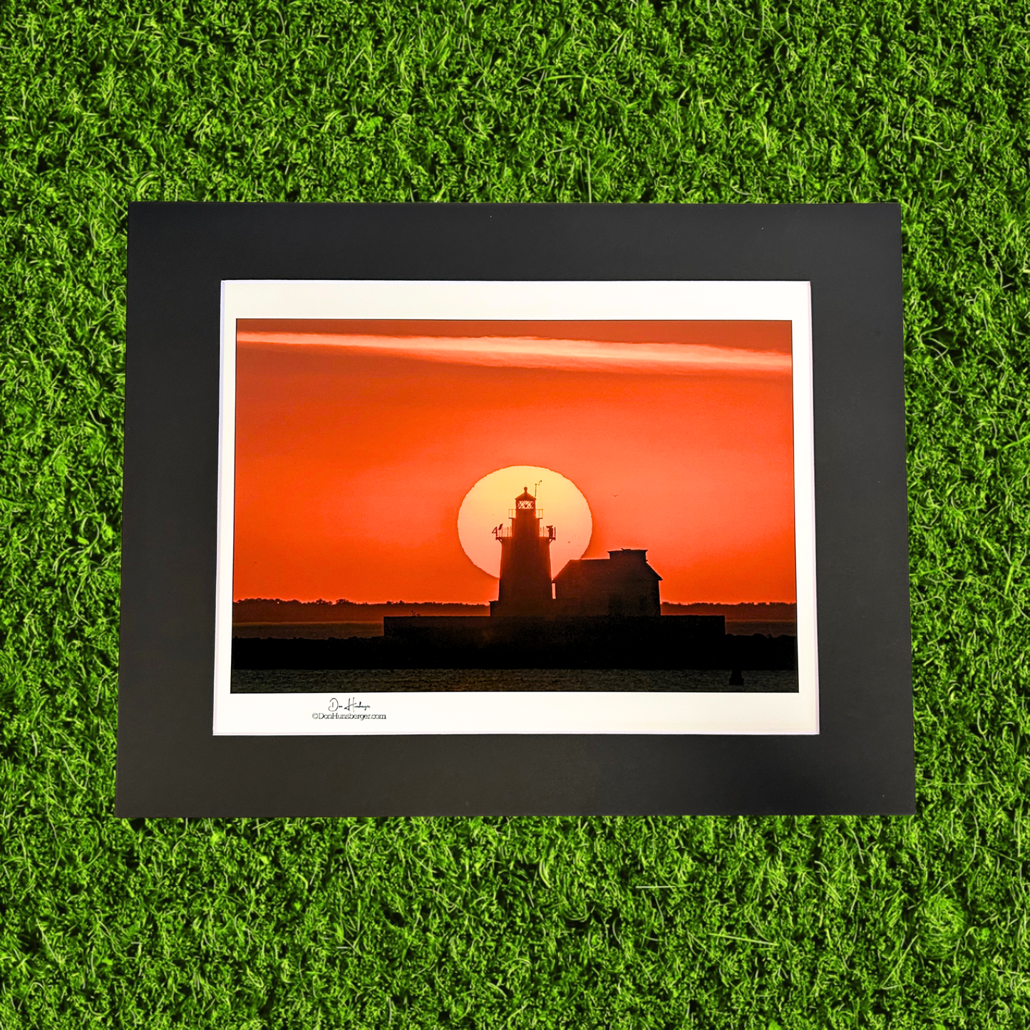 Sunset Lighthouse Don Hunsberger Print