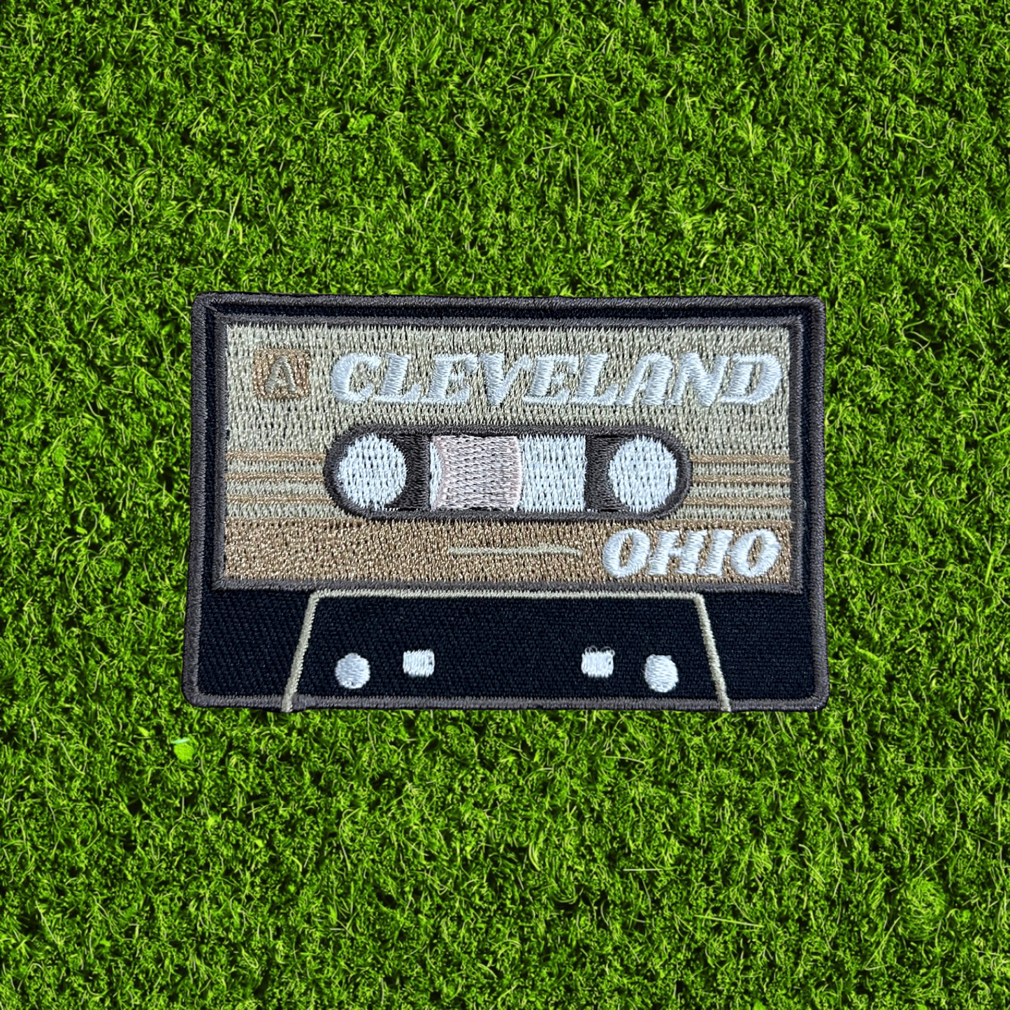 Cleveland Cassette Sew On Patch