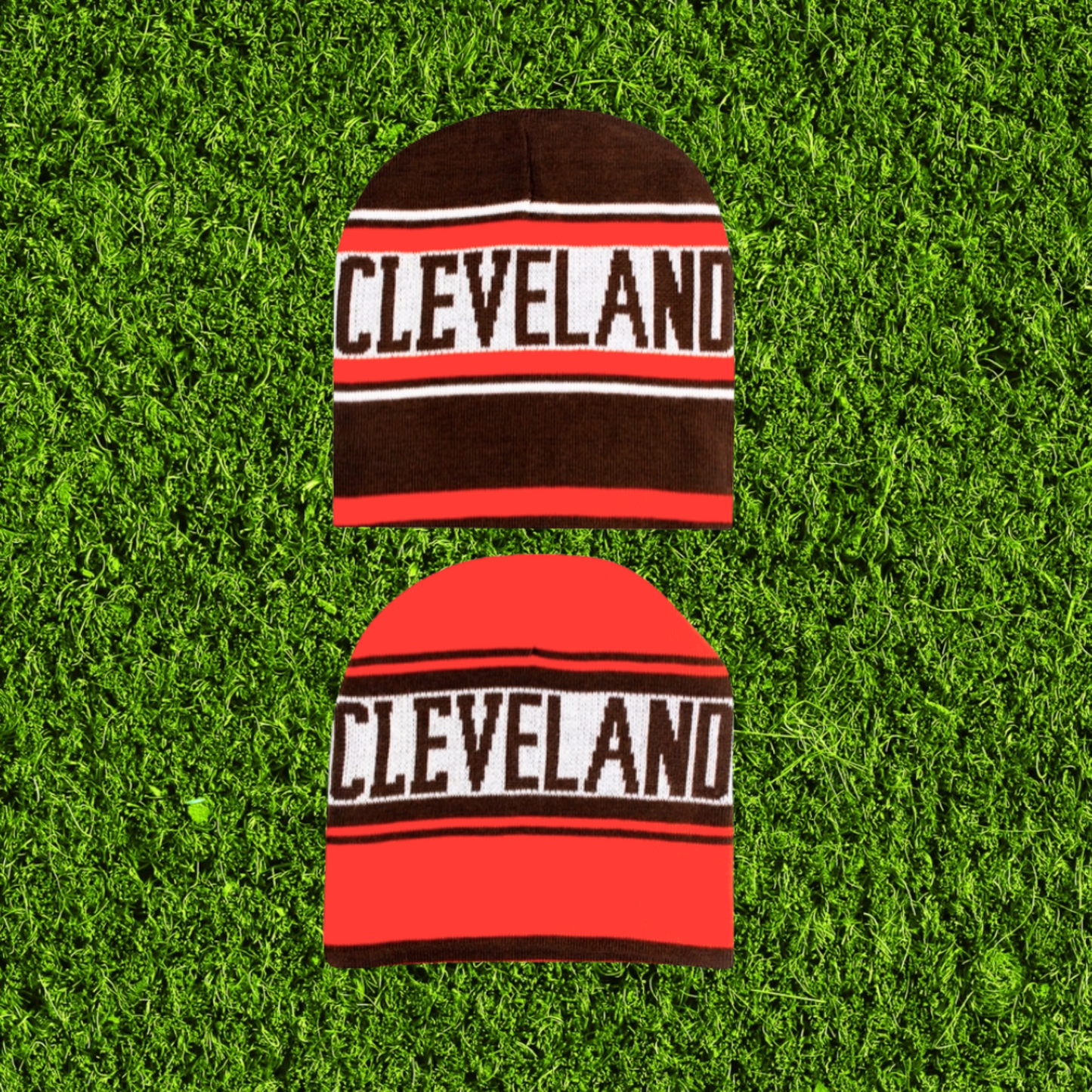 Cleveland Football Reversible Beanie