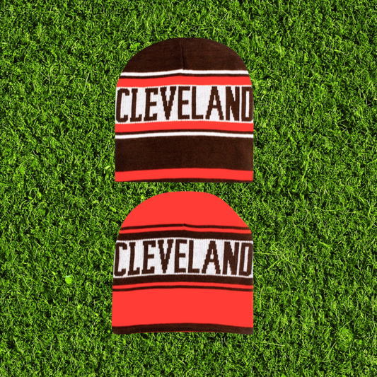 Cleveland Football Reversible Beanie