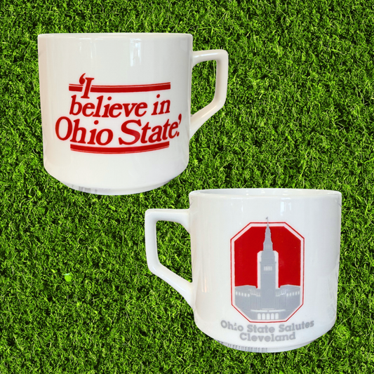 Vintage I Believe in Ohio State Cleveland Mug