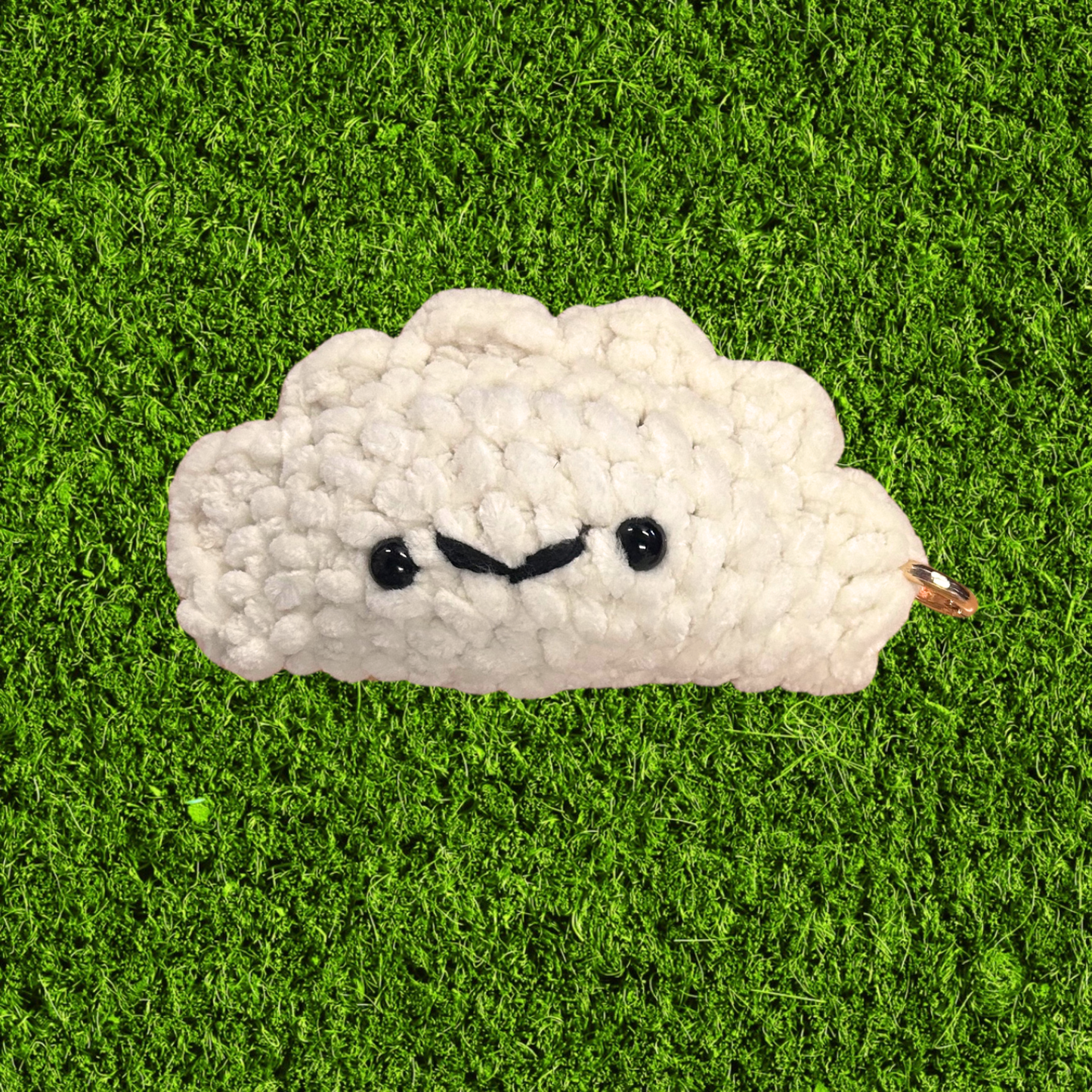 Crochet Pierogi Keychain