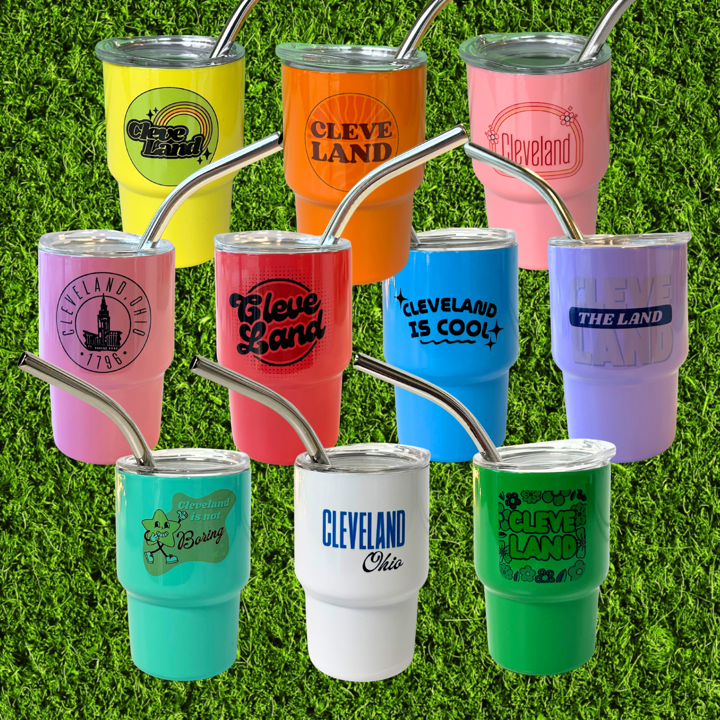 Mini Stainless Steel Tumbler Shot Glasses