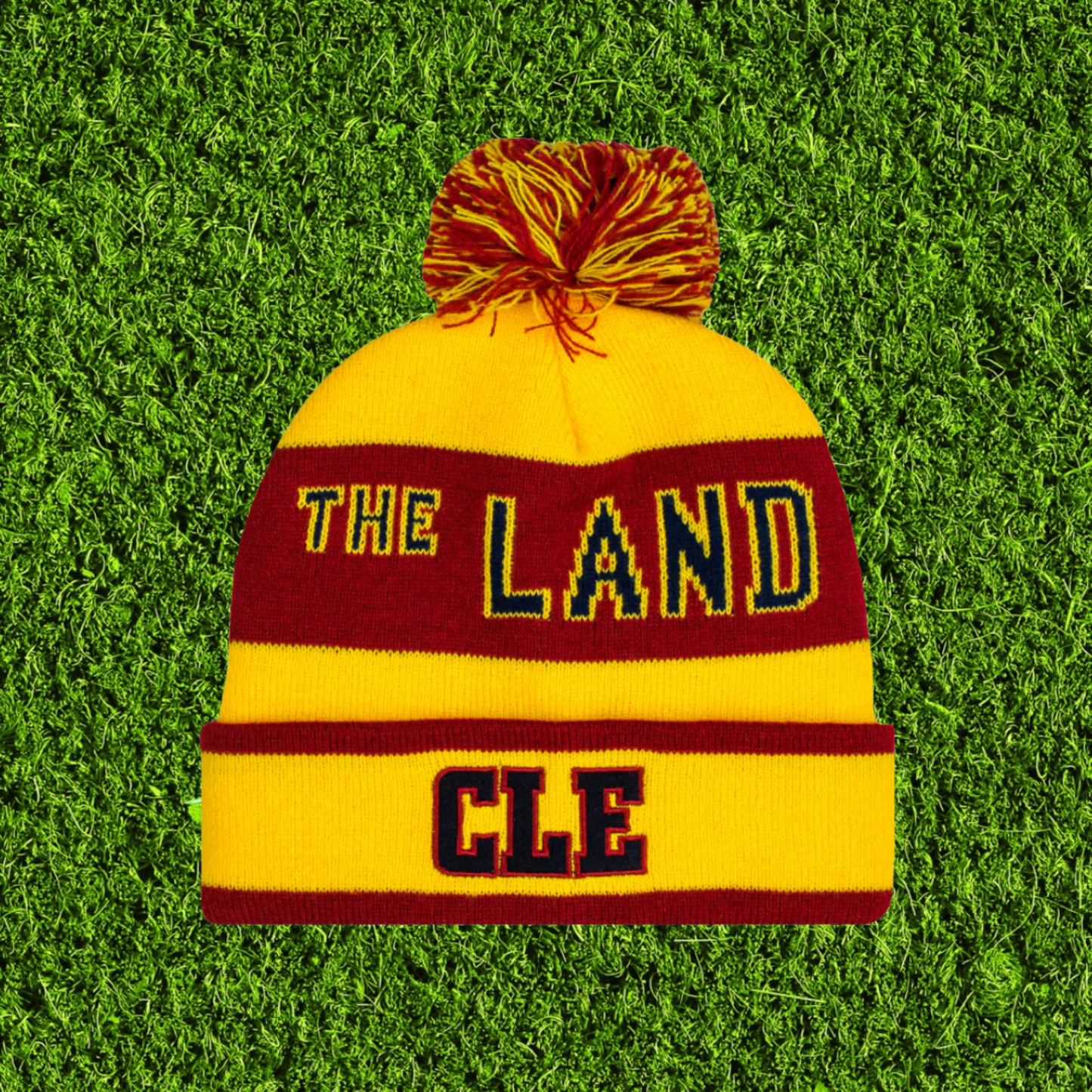 Cleveland Basketball Pom Pom Beanie