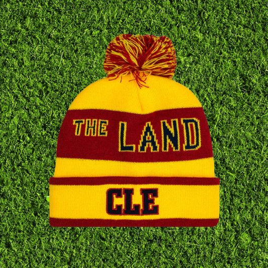 Cleveland Basketball Pom Pom Beanie