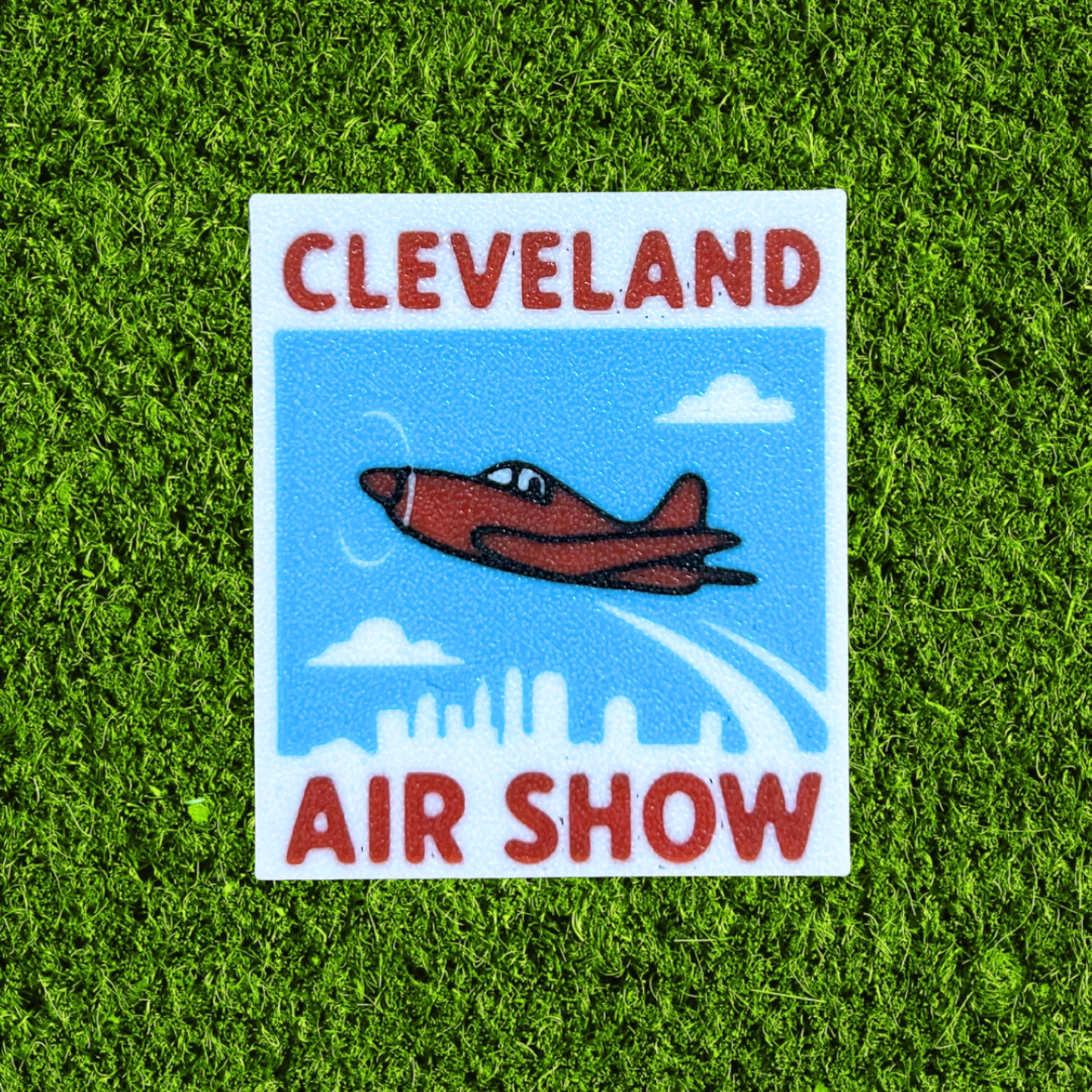 Cleveland Air Show 3D Printed Magnet