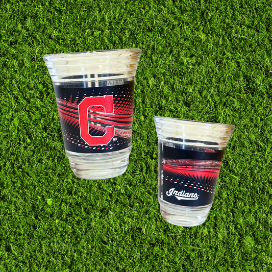 Vintage Indians Shot Glass