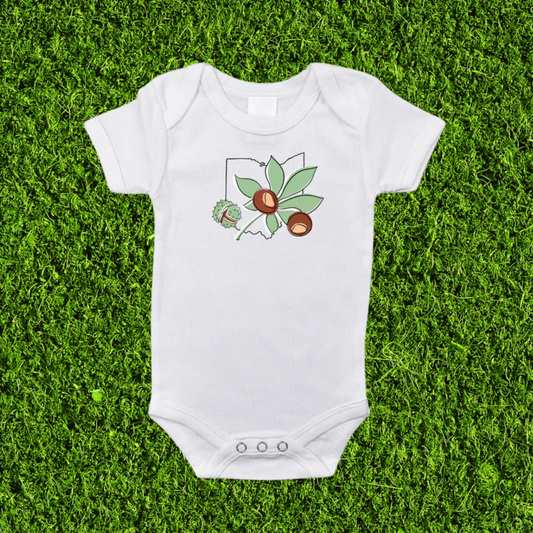Ohio Buckeye Baby Onesie