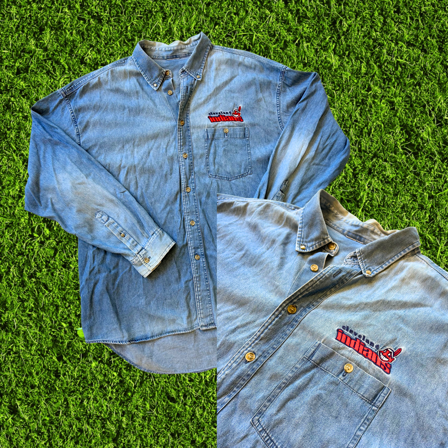 Vintage Indians Button Down Shirt