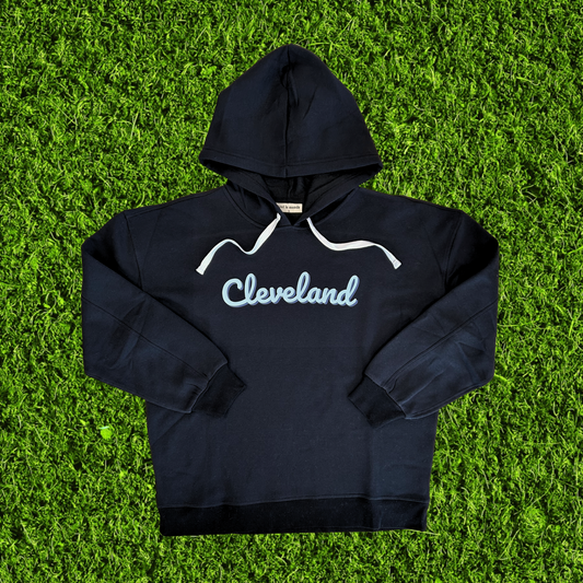 Women's Cleveland Script Oversized Hoodie