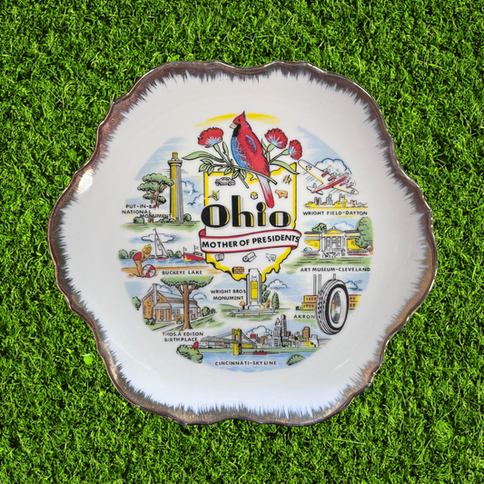 Vintage Mother of Presidents Small Decorative Plate