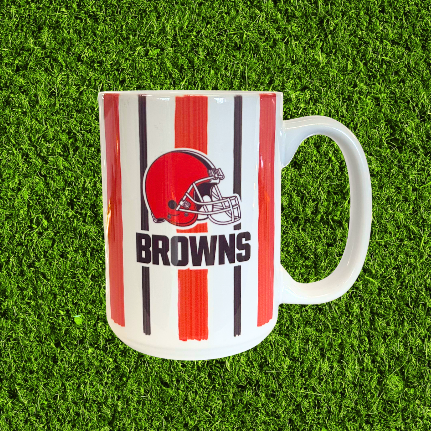 Vintage Browns Stripe Mug