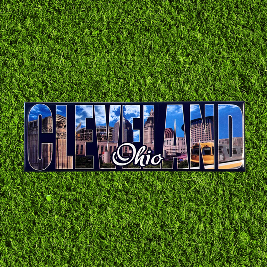 Cleveland Photo Rectangle Magnet