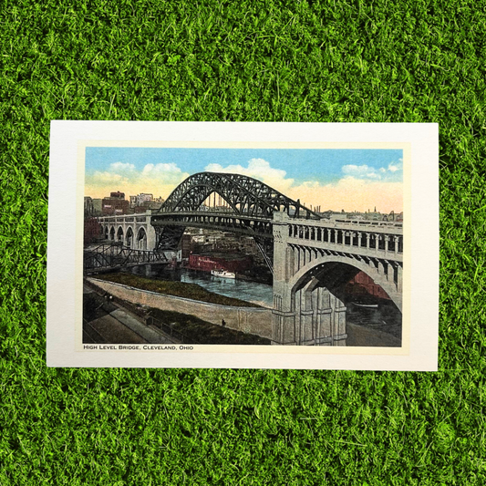 Cleveland Veteran's Memorial Bridge Postcard