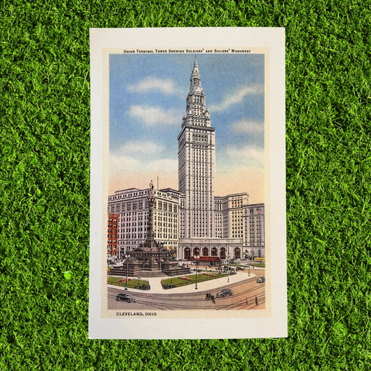 Cleveland Terminal Tower Postcard