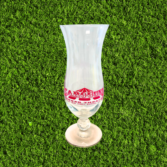 Vintage Carousel Dinner Theatre Hurricane Glass