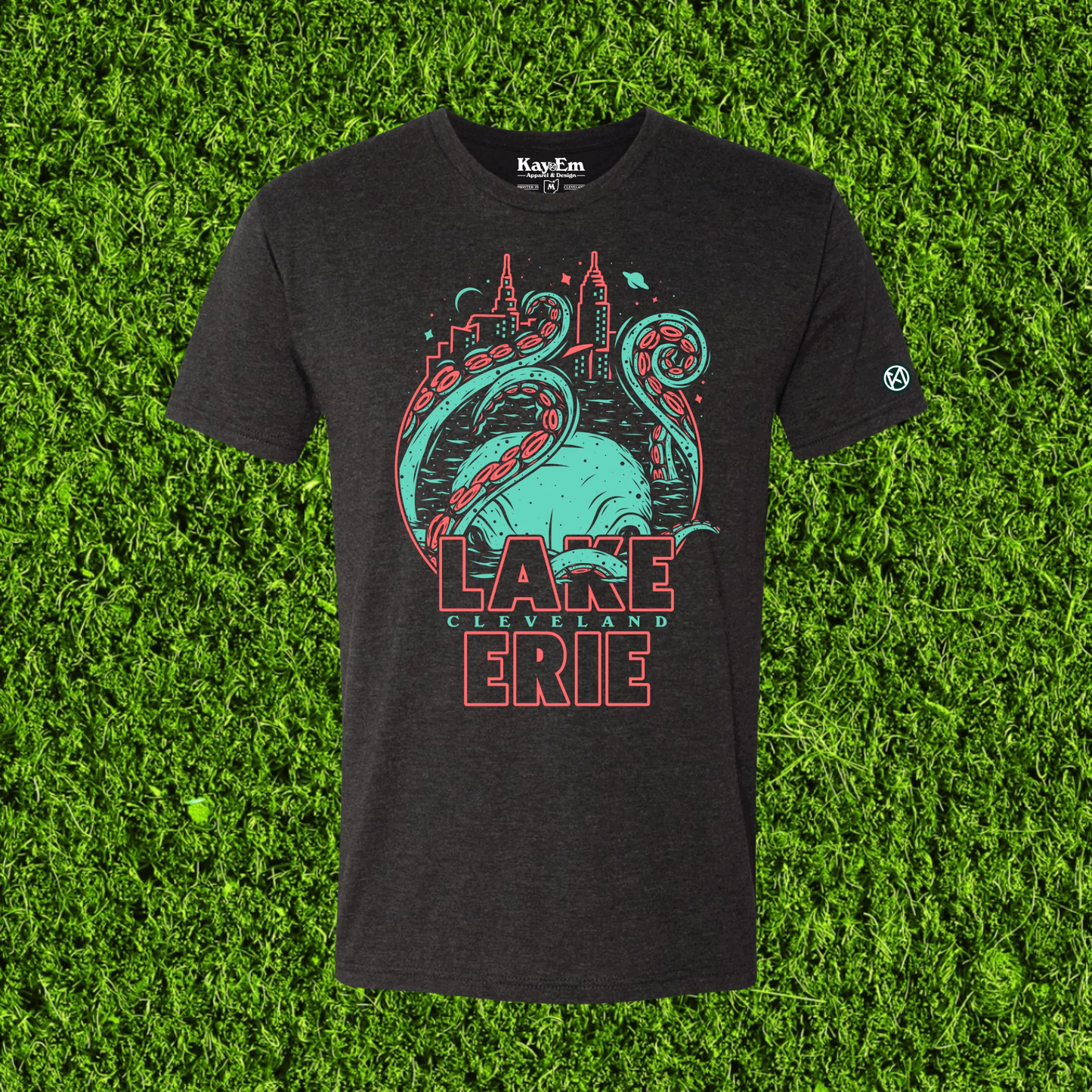 Lake Erie Monster Black Tee