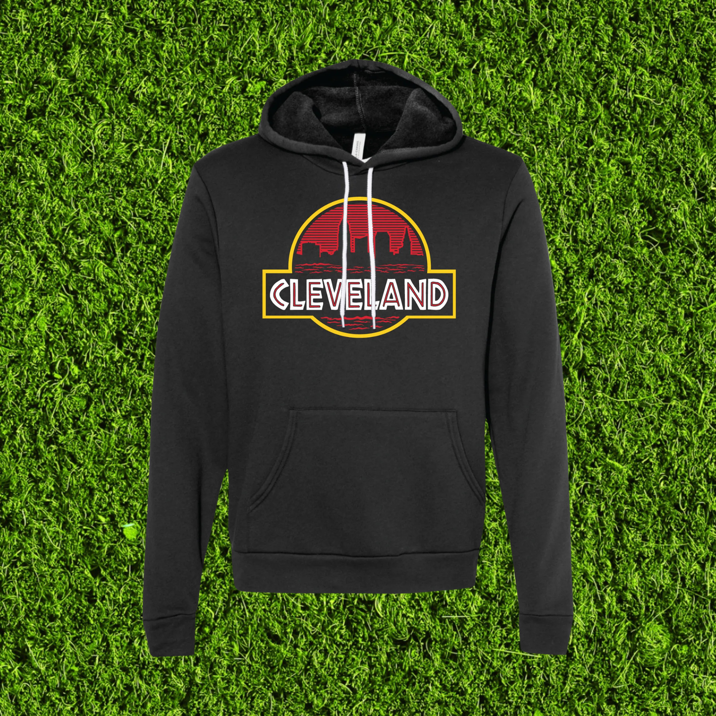 Jurassic Cleveland Black Hoodie