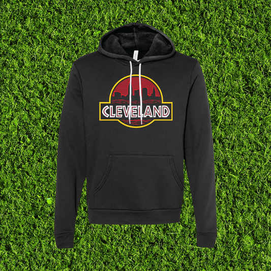 Jurassic Cleveland Black Hoodie