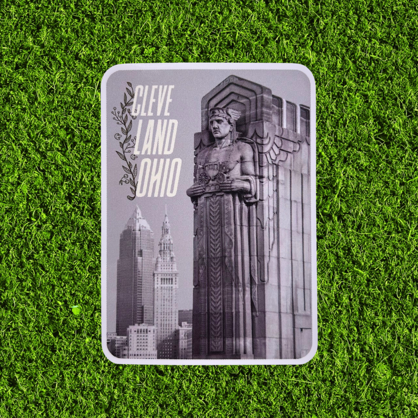 Cleve Land Ohio Guardian Sticker