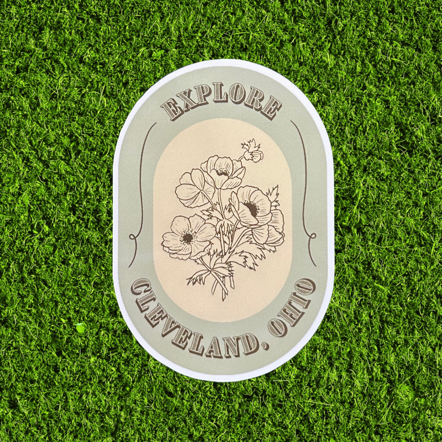 Explore Cleveland, Ohio Sticker