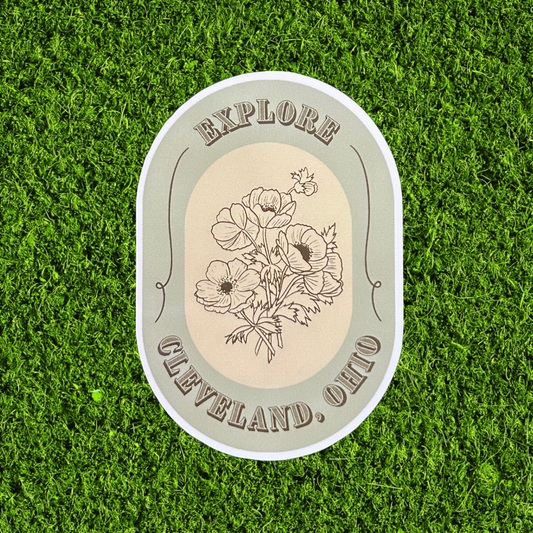 Explore Cleveland, Ohio Sticker