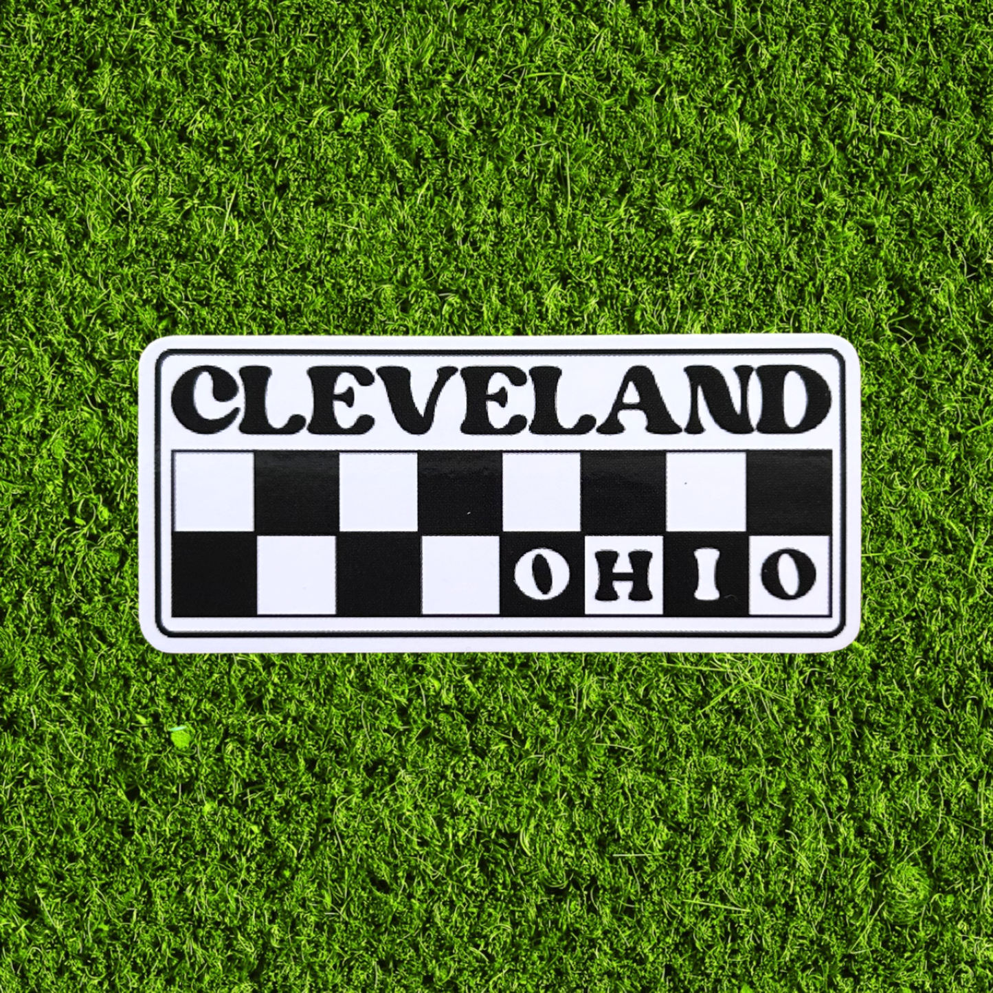 Cleveland Ohio Check Sticker
