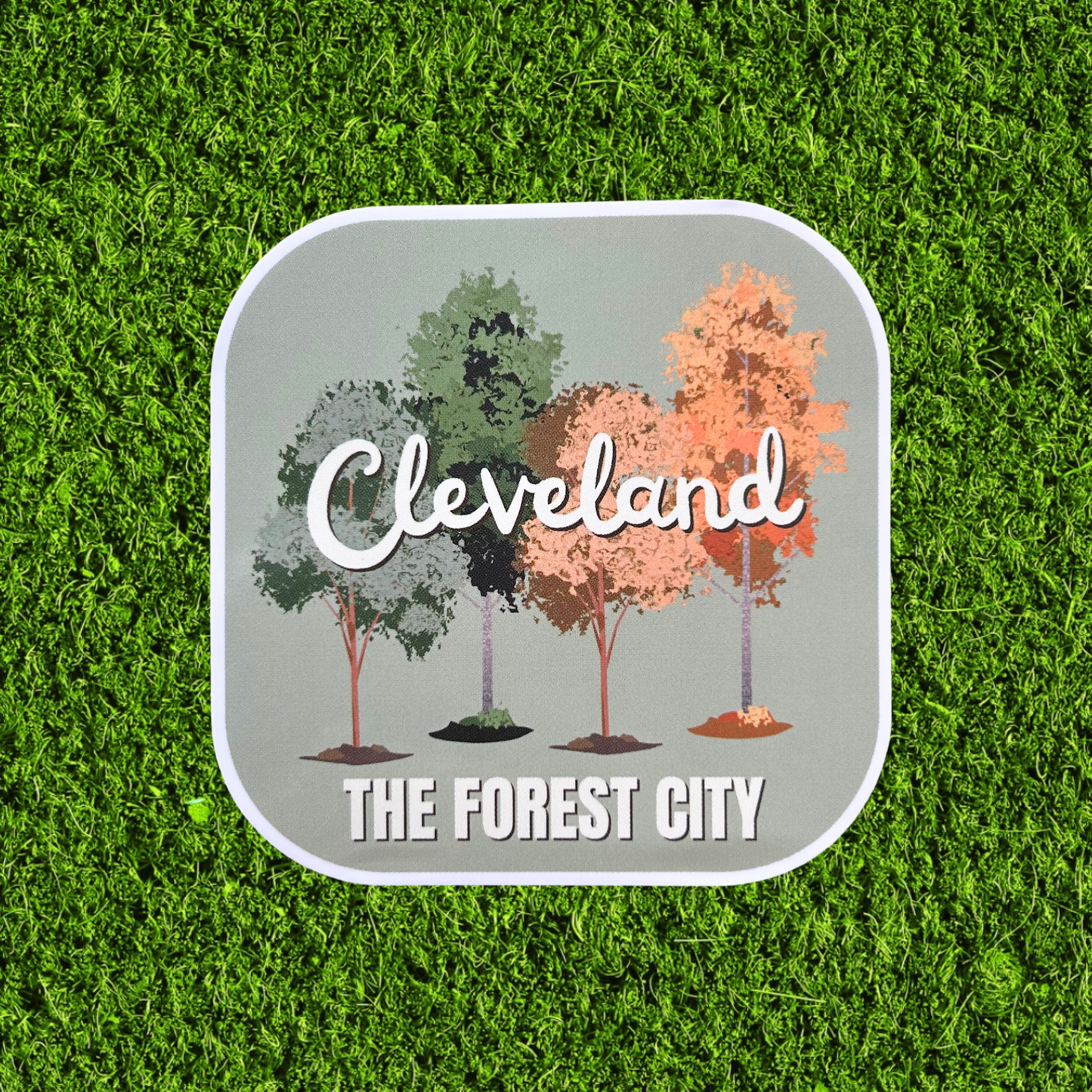 Cleveland Forest City Sticker