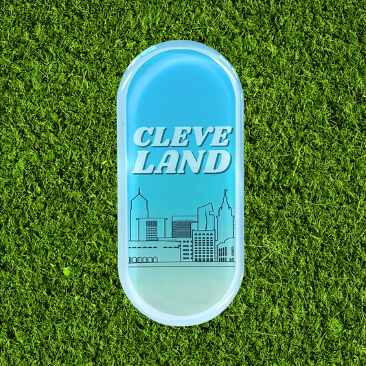 Ombre Cleveland Line Skyline Acrylic Magnet
