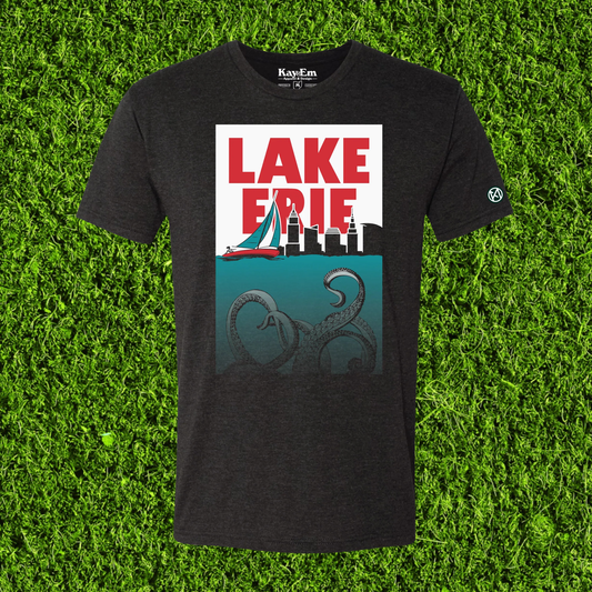 Lake Erie Monster Black Tee