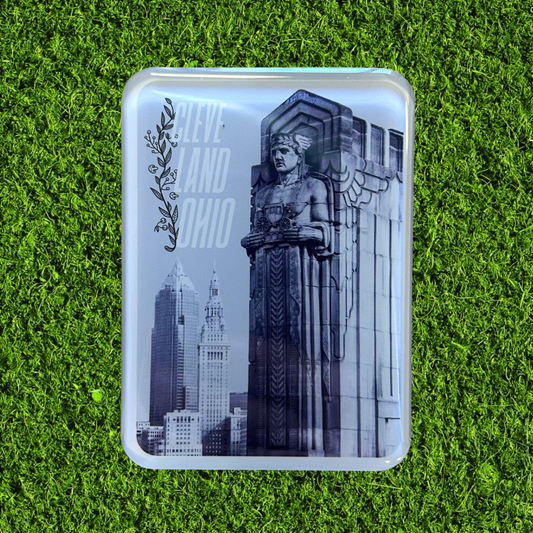 The Cleveland Guardian Picture Acrylic Magnet