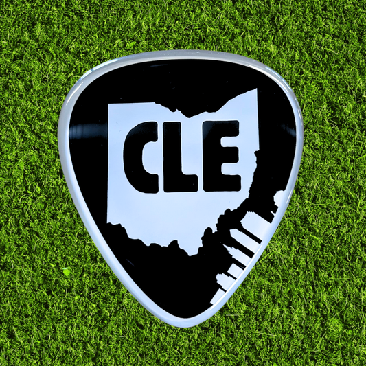 CLE Ohio Skyline Guitar Pick Acrylic Magnet