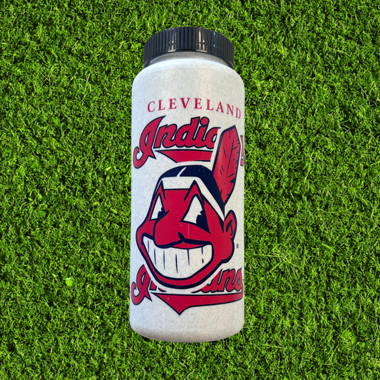 Vintage Indians Grey Water Bottle