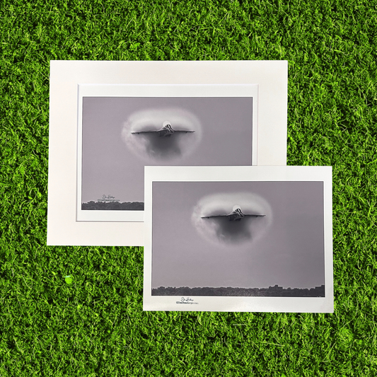 Blue Angels Vapor Cone Black and White Don Hunsberger Print