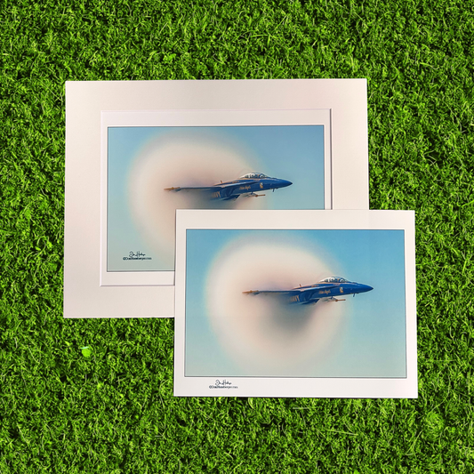 Blue Angels Vapor Cone Close Up Don Hunsberger Print