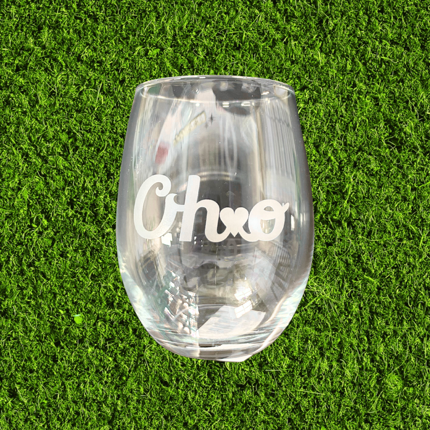 Vintage Ohio Love Stemless Wine Glass