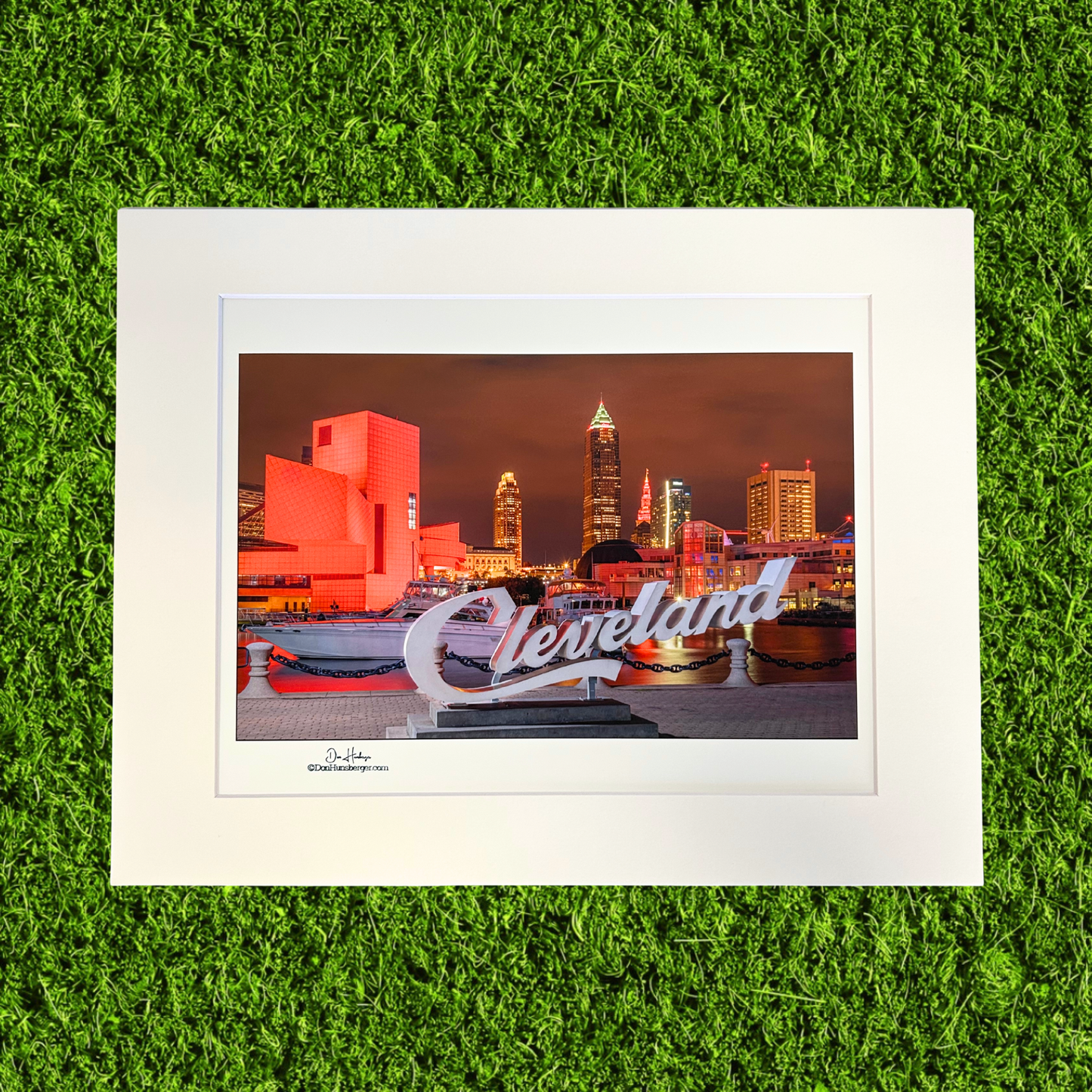 Cleveland Script Don Hunsberger Print