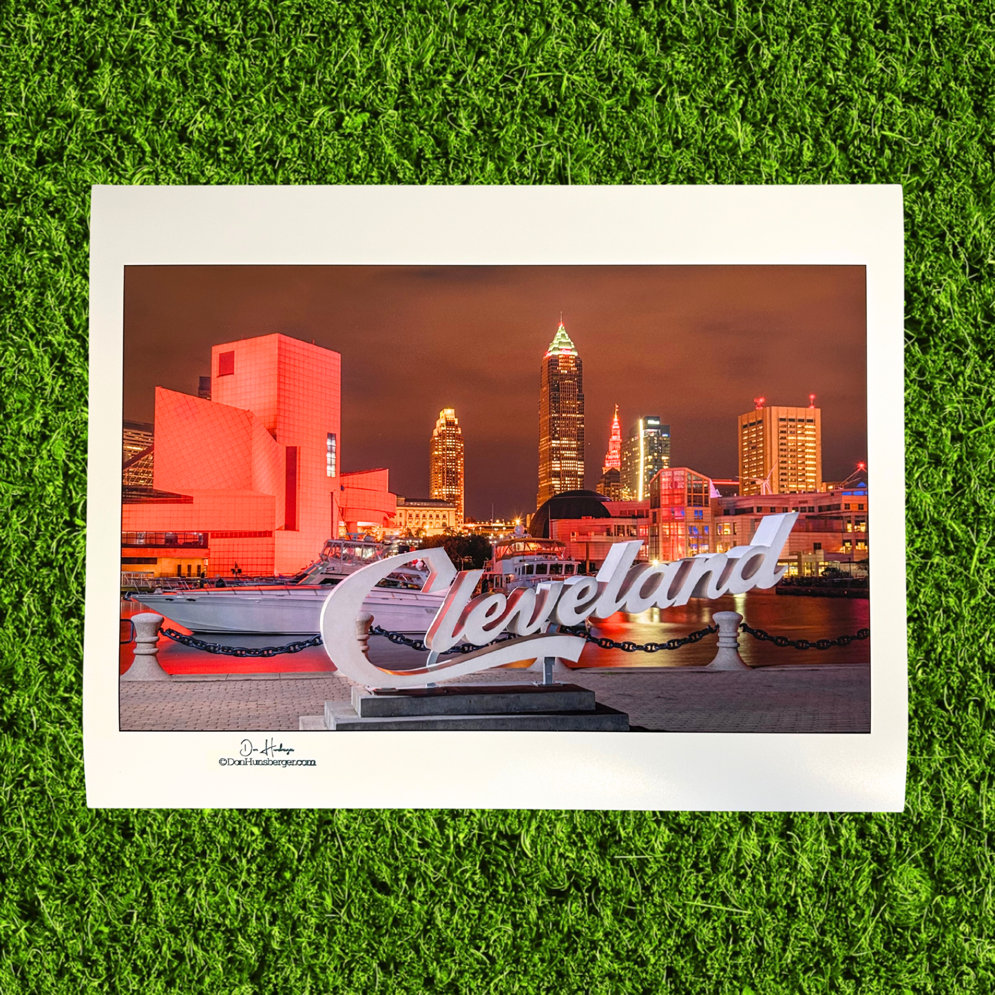 Cleveland Script Don Hunsberger Print