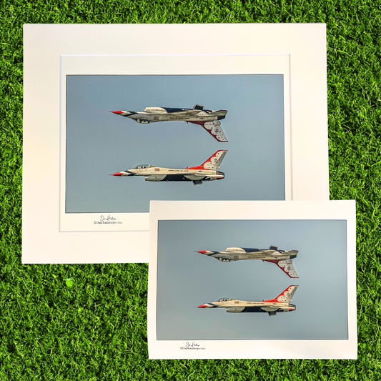 Cleveland Air Show Thunderbirds Inverse Don Hunsberger Print