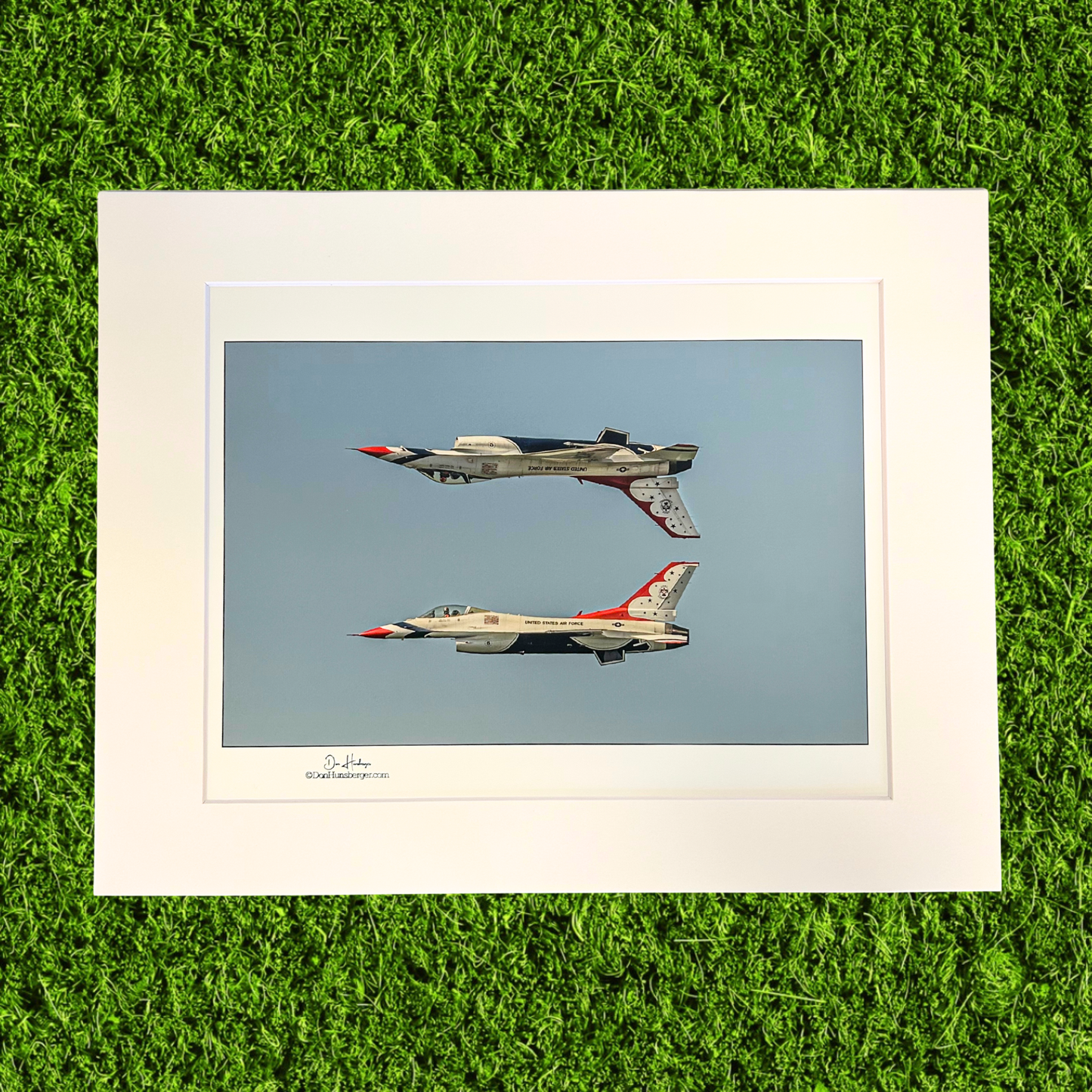 Cleveland Air Show Thunderbirds Inverse Don Hunsberger Print
