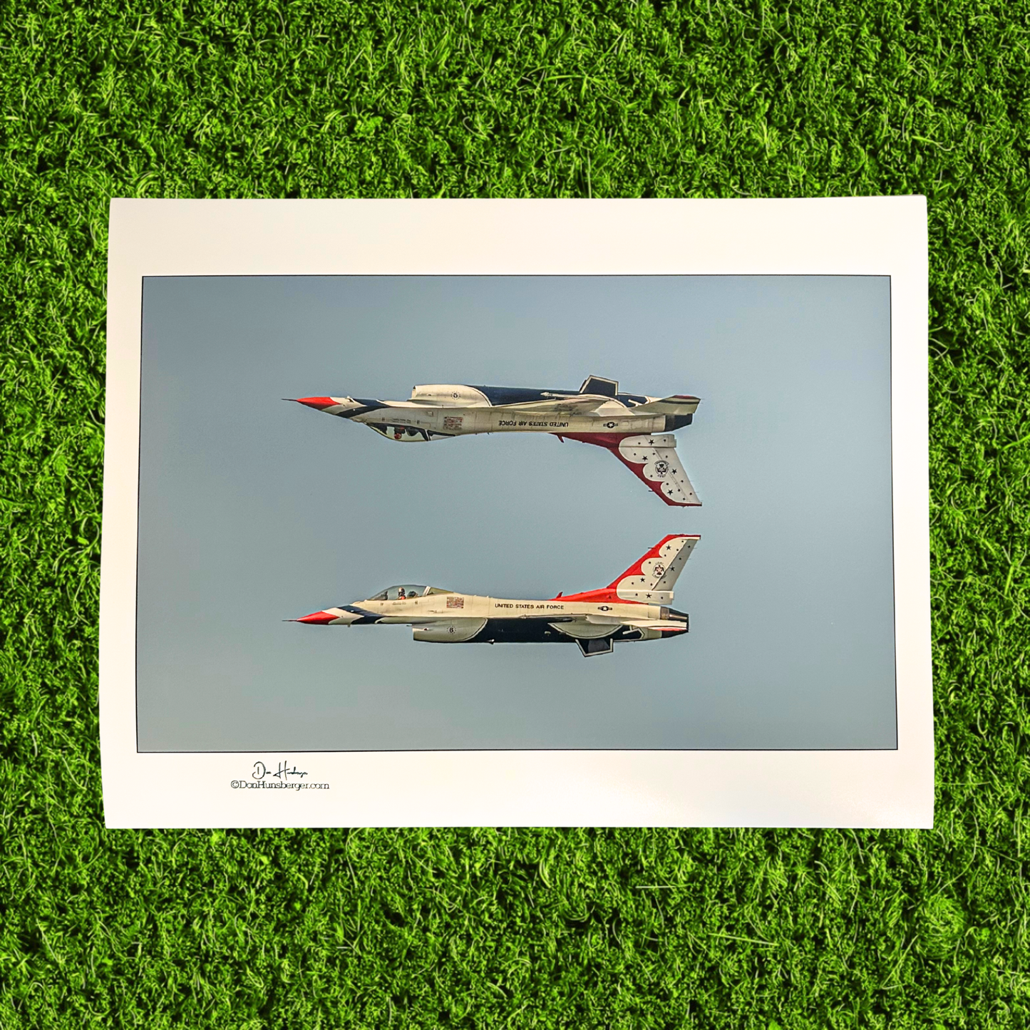 Cleveland Air Show Thunderbirds Inverse Don Hunsberger Print