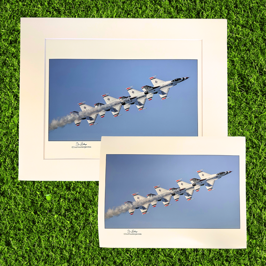 Cleveland Air Show Thunderbirds Line Don Hunsberger Print
