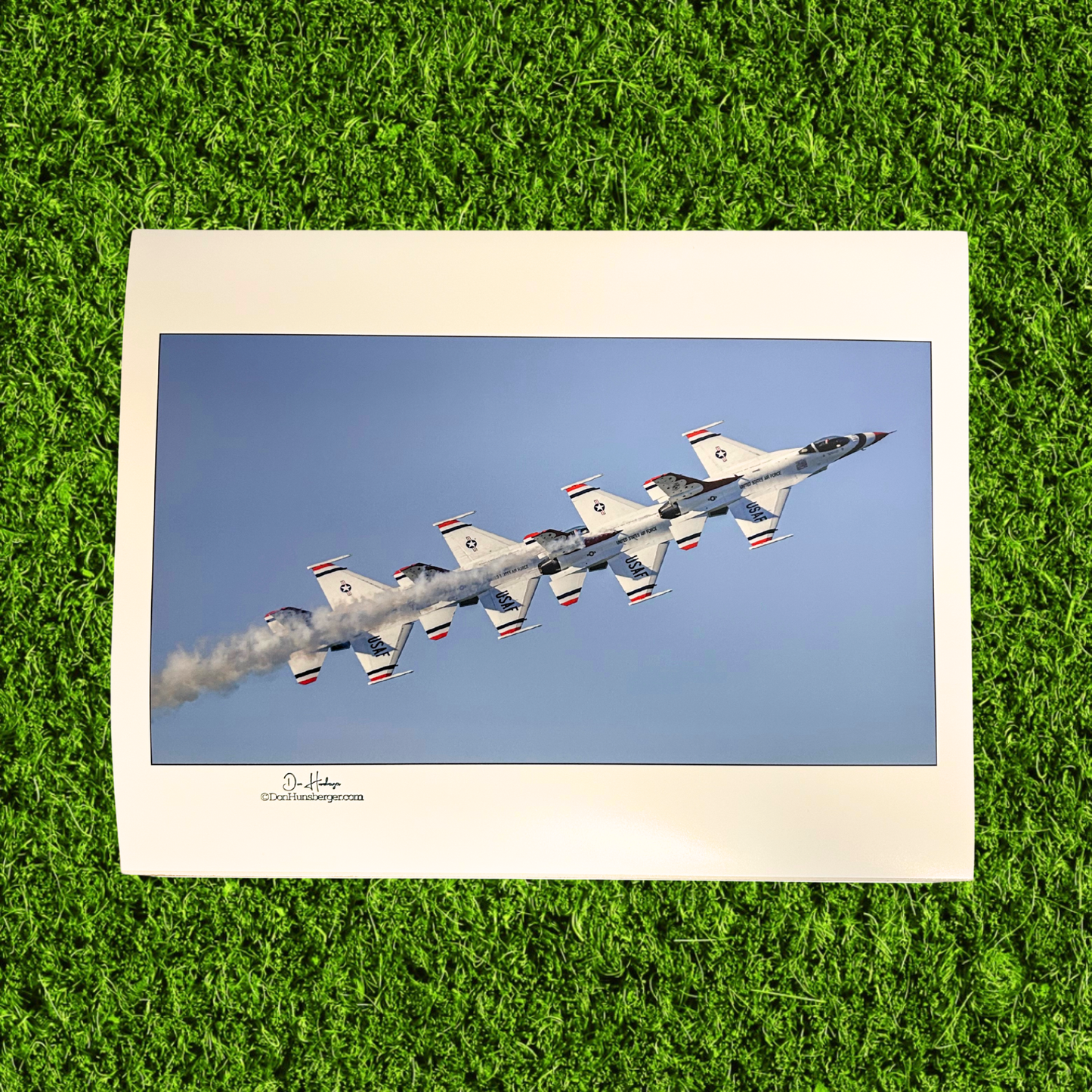 Cleveland Air Show Thunderbirds Line Don Hunsberger Print
