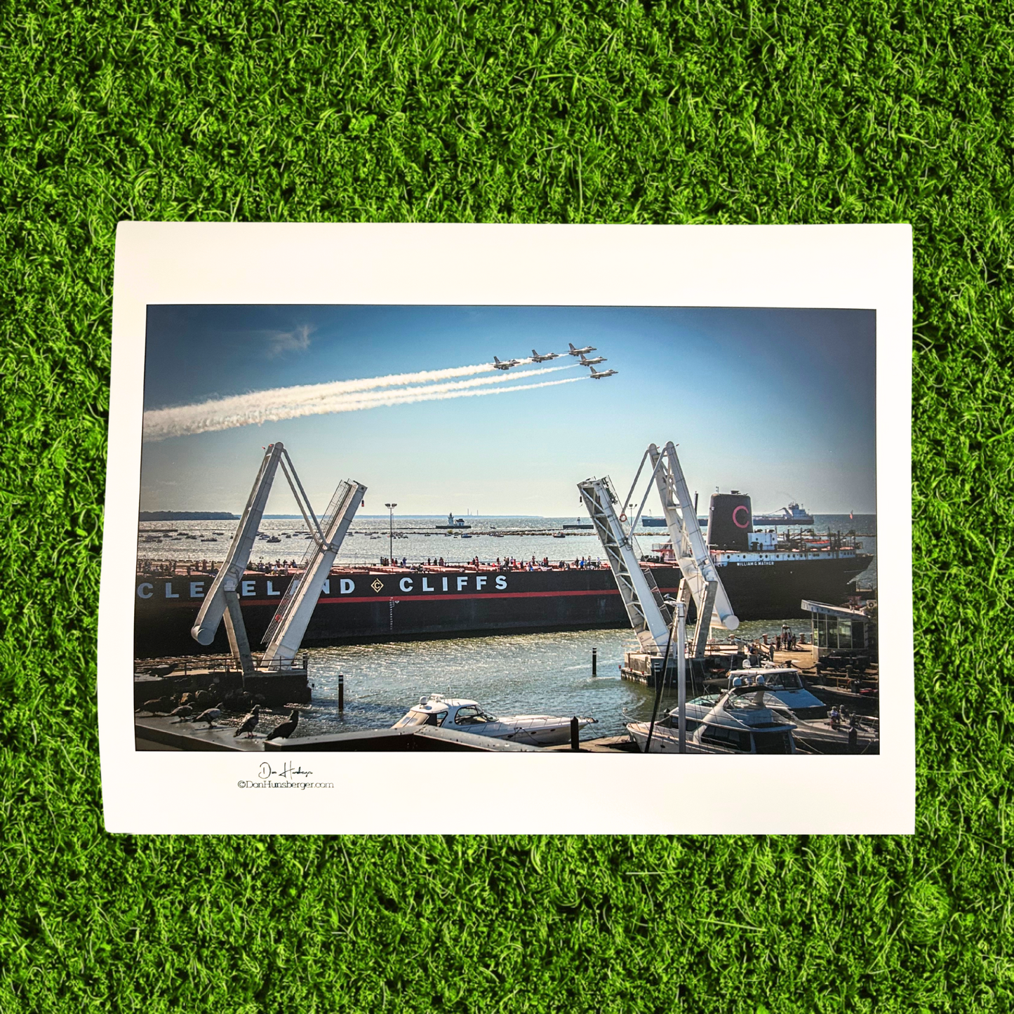 Cleveland Air Show Thunderbirds Over Mather Don Hunsberger Print