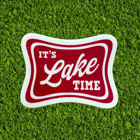 It's Lake Time Sticker